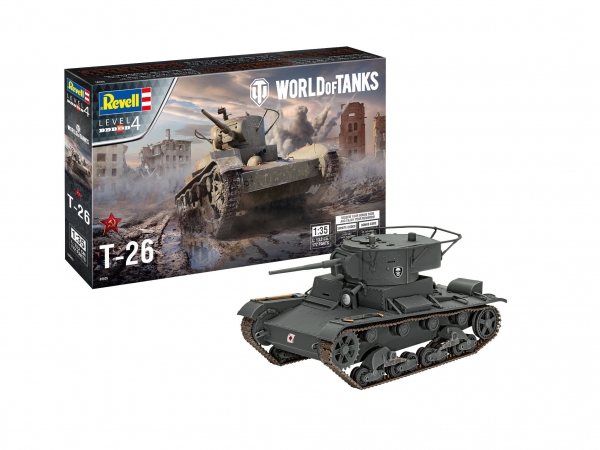 T-26 "World of Tanks" - 1:35 - 172 pcs.