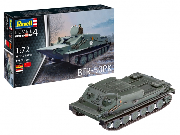 BTR-50PK - 1:72 - 136 Bauteile