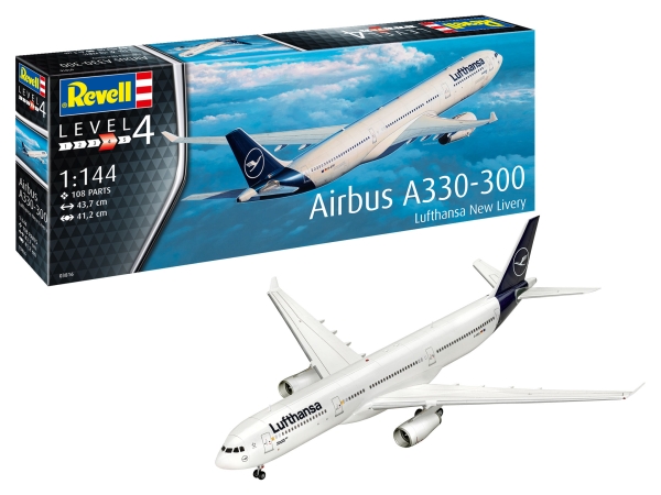 Airbus A330-300 - Lufthansa " - 1:144 - 105 Bauteile
