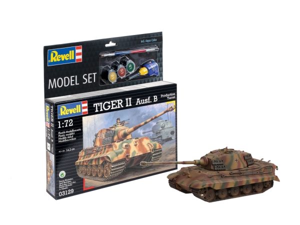 Model Set Tiger II Ausf. B - 1:72 - 144 Bauteile