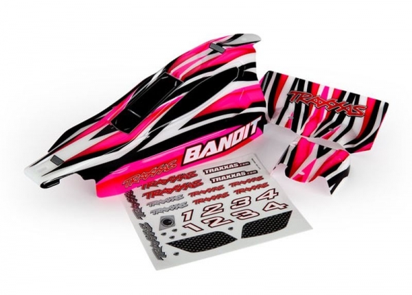 Karosserie Bandit Prographix pink (lackiert) TRAXXAS
