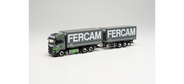 Iveco S-Way LNG Wechselkoffer-Hängerzug „Fercam“ (Italien/Bozen)