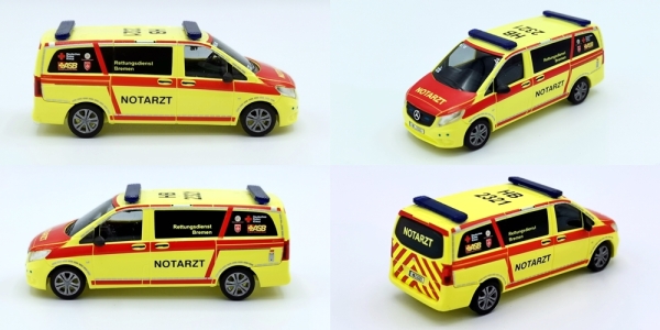 NEU: Mercedes-Benz Vito - Feuerwehr Bremen "Notarzt - NEF-West 50/82-1 (Sondermodell)
