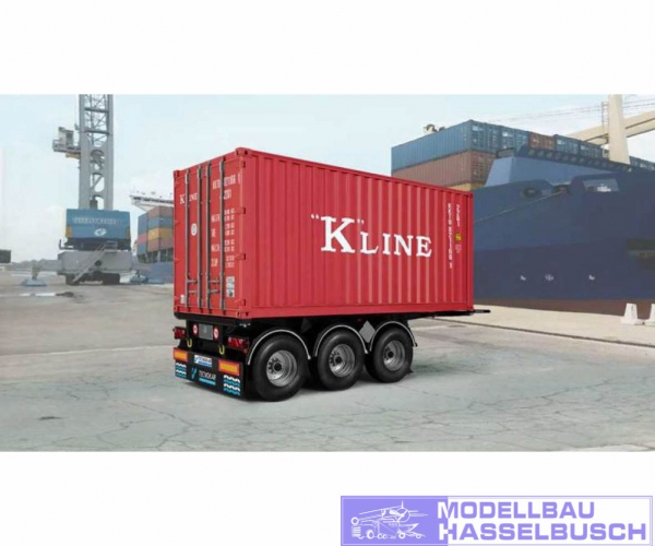 1:24 20' Container Trailer