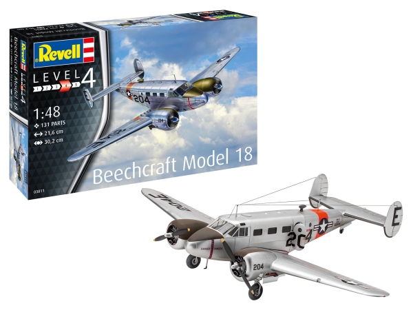 Beechcraft Model 18 - 1:48 - 129 Bauteile