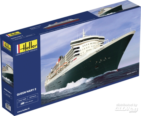 Heller - Queen Mary 2 in 1:600 - 239 Bauteile