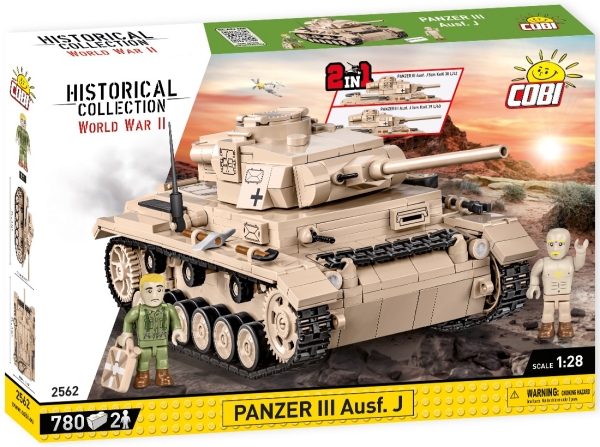COBI-2562 HC WWII /2562/ Panzer III Ausf.J & Field Workshop