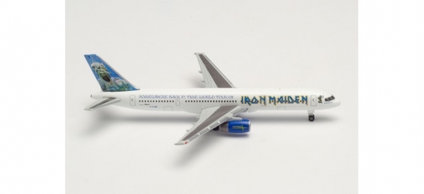 Iron Maiden (Astraeus) Boeing 757-200 “Ed Force One” - Somewhere Back in Time World Tour 2008 – G-OJ