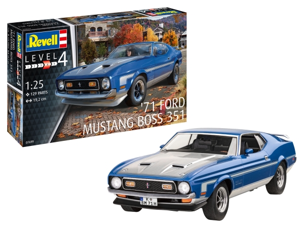 '71 Ford Mustang Boss 351 - 1:25 - 120 Bauteile