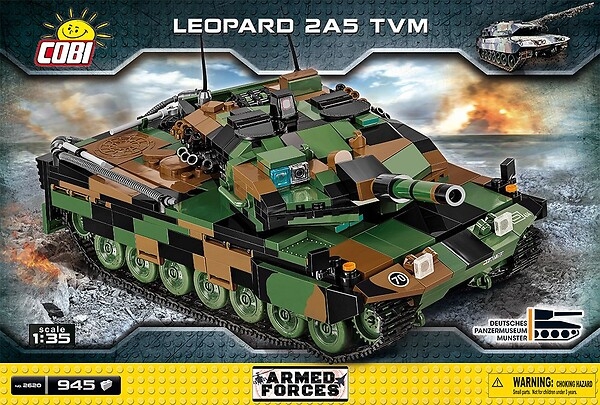 Leopard 2A5 TVM - 1:35 - 945 pcs.
