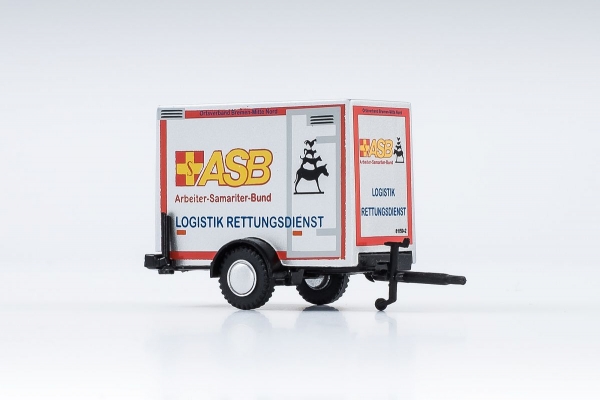 ASB Rettungsdienst - PKW Anhänger - Sehr detailliert bedruckt
