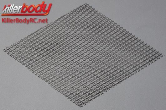 Zubehör - Scale - Rostfreier Stahl - modifiziert Gitter von Luftzufuhr - 100x100mm - Hexagon - Schwa