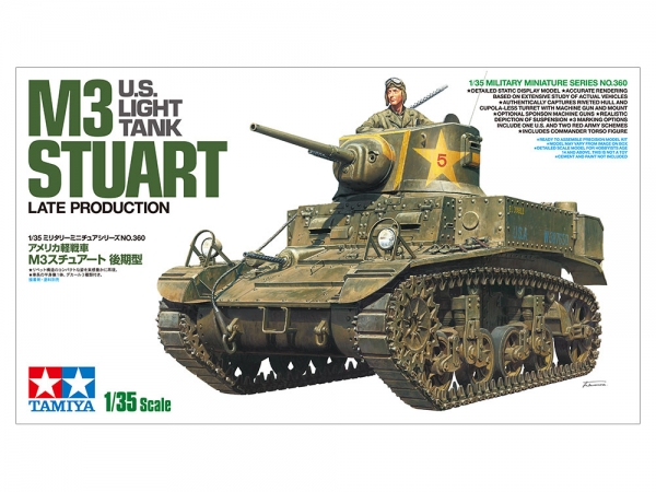 1:35 US M3 Stuart Späte Produktion