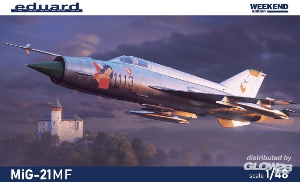 Eduard Plastic Kits: MiG-21MF, Weekend edition in 1:48