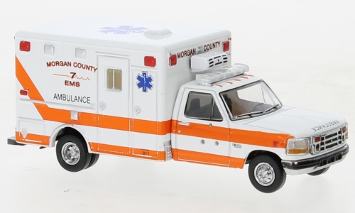 Ford F-350 Horton Ambulance, weiss/orange, Morgan County, 1997