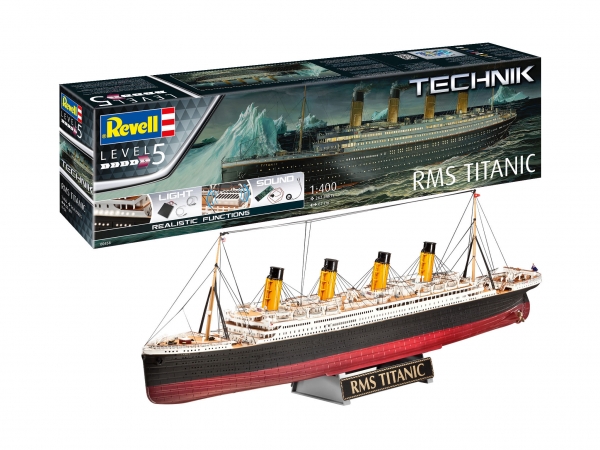 RMS Titanic - Technik - 1:400 - 262 Bauteile