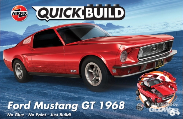 Airfix: QUICKBUILD Ford Mustang GT 1968 [1606035]