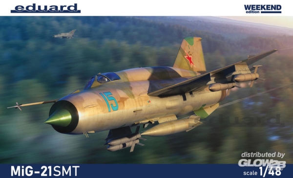 Eduard Plastic Kits: MiG-21SMT, Weekend edition in 1:48