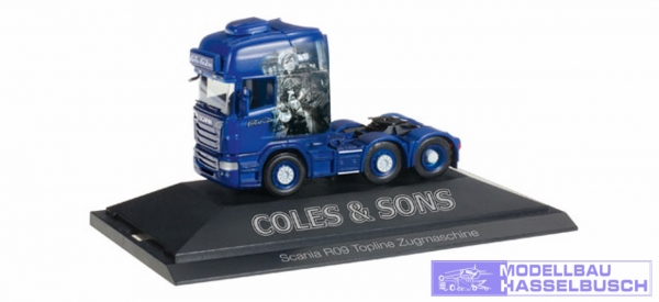 Scania R TL 6x2 Zugmaschine "Coles & Sons customs" (GB)