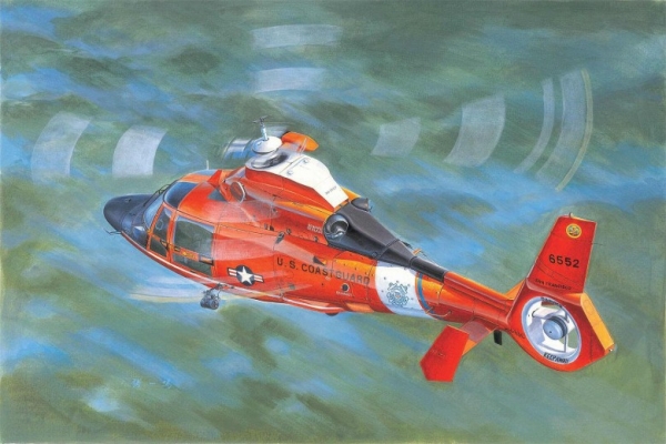 Trumpeter: US Coast Guard HH-65C Dolphin Helicopter in 1:35