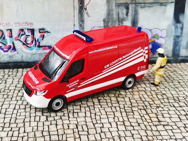 Feuerwehr Bremen: Mercedes-Benz Sprinter GW-LOGISTIK Rettungsdienst (HB-2217)