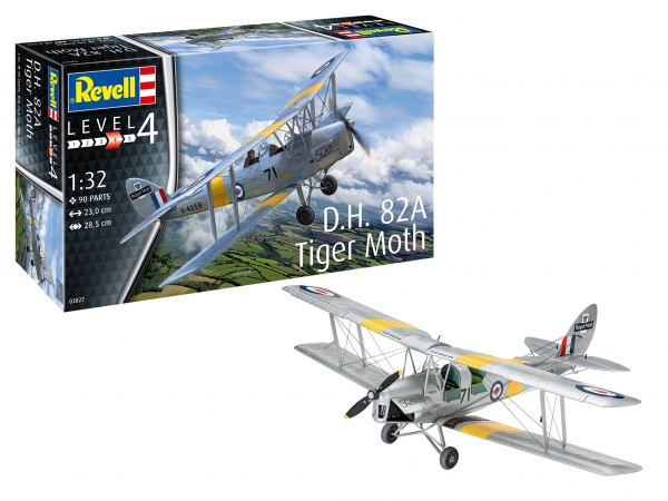D.H. 82A Tiger Moth - 1:32 - 90 pcs.
