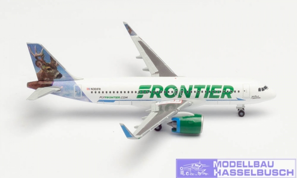 Frontier Airlines Airbus A320neo - N301FR "Wilbur the Whitetail"