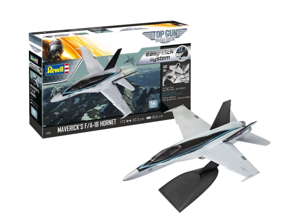 Model Set - Maverick's F/A-18 Hornet ‘Top Gun: Maverick’ easy-click