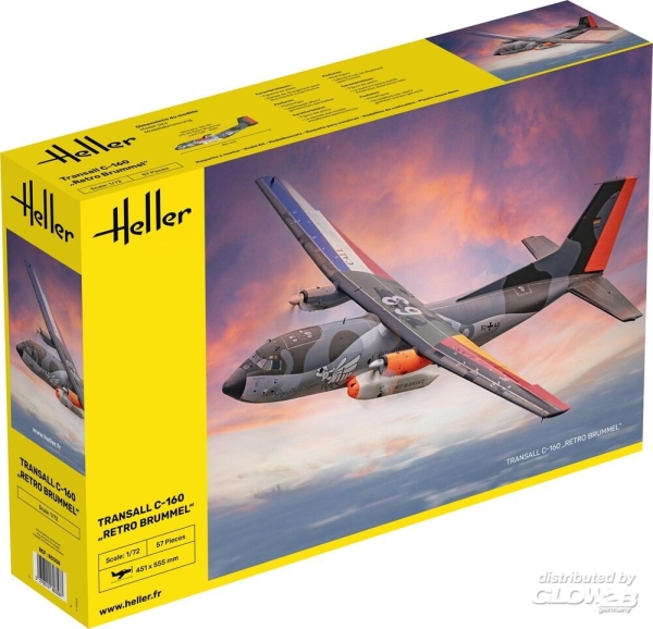 Heller - TRANSALL C-160 RETRO BRUMMEL - 1:72 - 57 Bauteile