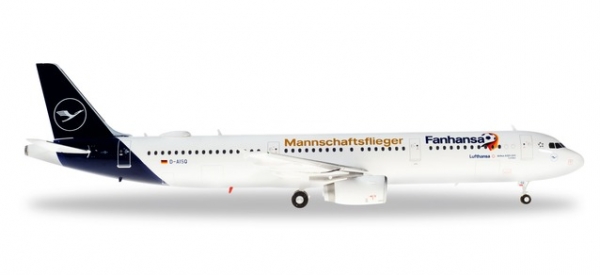 Lufthansa Airbus A321 "Fanhansa Mannschaftsflieger"