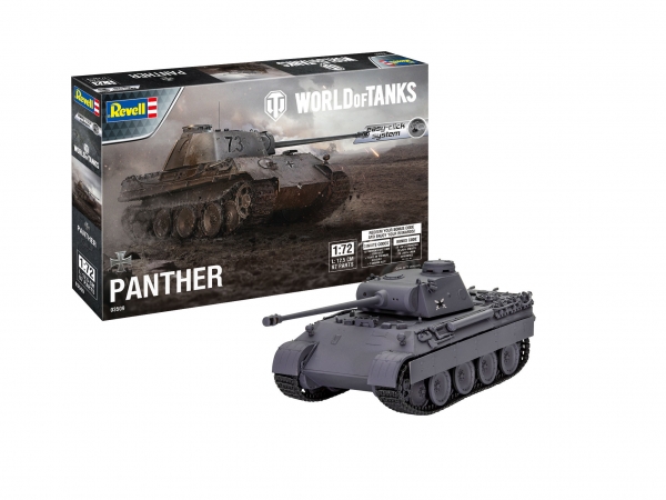 Panther Ausf. D "World of Tanks" easy-click-system - 1:72 - 97 pcs.
