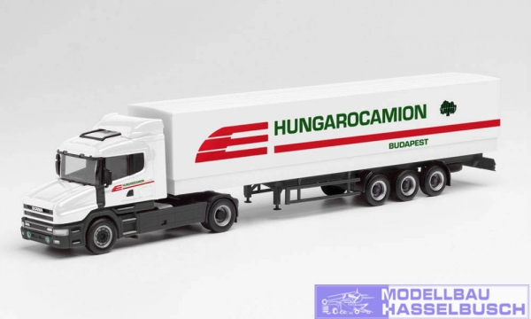 Scania Hauber Planen-Sattelzug „Hungarocamion“