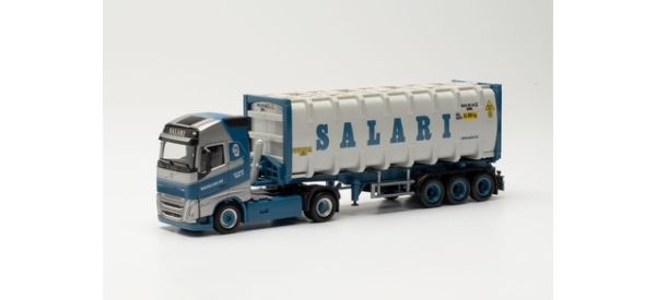 Volvo FH Gl. 2020 30 ft. Bulkcontainer-Sattelzug / 30 ft. bulkcontainer trailer „Salari“ (Niederland