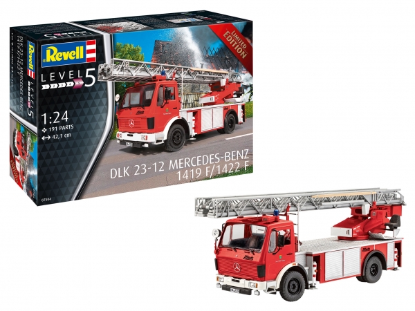 Feuerwehr DLK 23-12 Mercedes Benz 1419 F/1422 - 1:24 - 191 pcs.