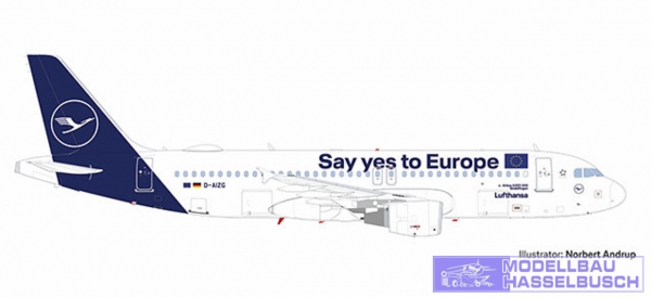 A320 Lufthansa, Yes to Europe