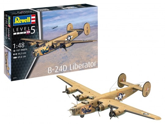 B-24D Liberator -1:48 - 197 pcs.
