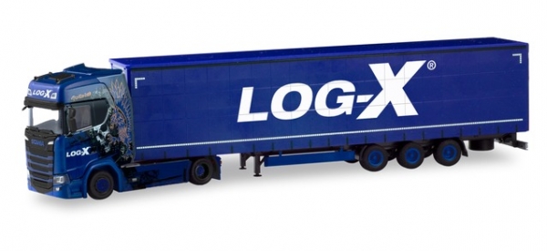 Scania CS 20 HD Lowliner-Sattelzug "Log-X / I´m the best"(CZ)