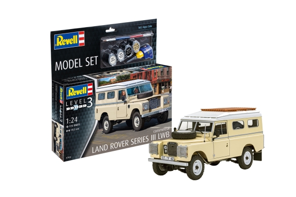 Model Set Land Rover Series III LWB (commercial) - 1:24 194 Bauteile