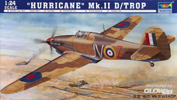 Trumpeter: Hawker Hurricane IID Trop in 1:24