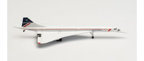 British Airways Aérospatiale-BAC Concorde, nose down - Landor colors – G-BOAG