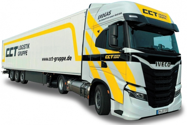 Iveco S-Way LNG Kühlkoffer-Sattelzug "CCT Logistik Gruppe"