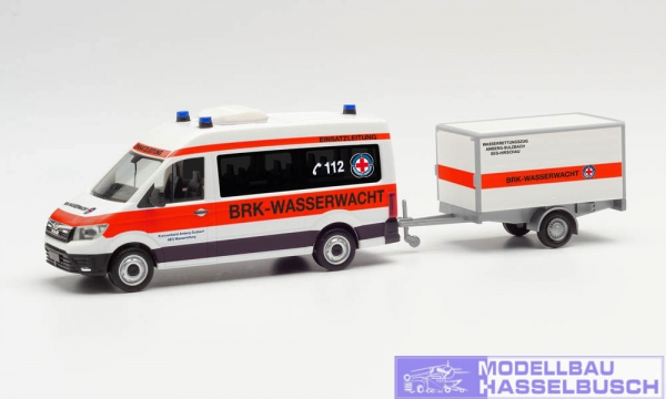 MAN TGE Bus HD mit Anhänger „BRK Wasserwacht Amberg/Sulzbach“ (Bayern/Amberg-Sulzbach)