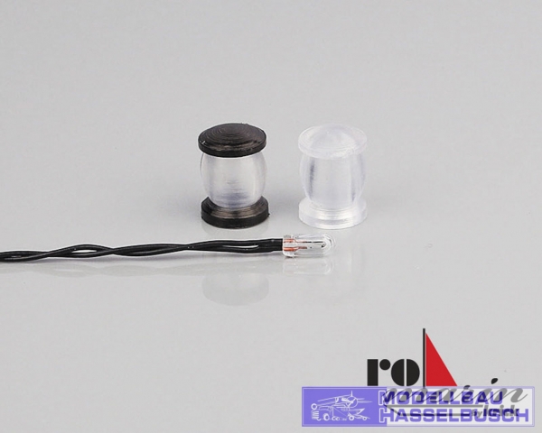 Rundumlampe 7,5x9 mm transparent (VE2)