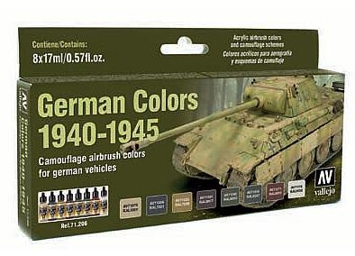 Farb-Set, Deutsche Farben 1940 - 1945, Militär